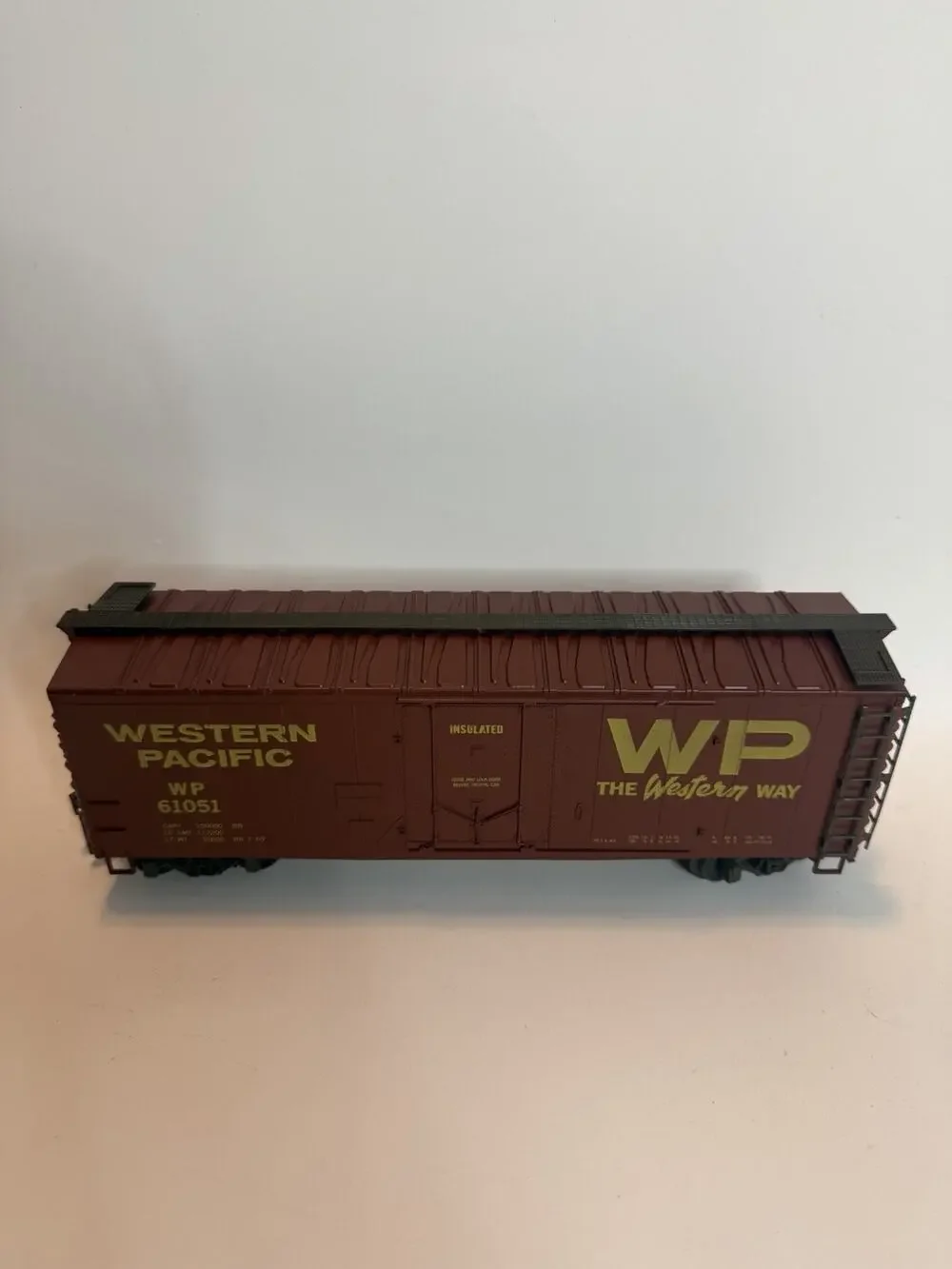 Atlas O Gauge Western Pacific Insulated Boxcar WP #61051 - O Scale